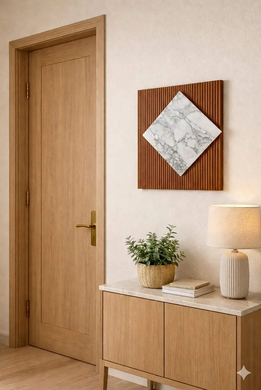 Cache tableau électrique en Bois